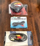 Lot Of 3 New Audio/video Cables Coaxial. Fixed Price $15.00.