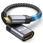 Jsaux Mini Hdmi To Adapter, Male Female 1 Pack, Gray. Fixed Price $13.35.