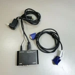 Monoprice Lkv-350 Vga To Hdmi Converter W/ Power Supply , Hdmi/vga Cable. Fixed Price $12.94.