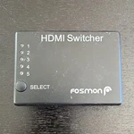 Fosmon 5x1 5-way Hdmi Switcher Hd1832 Output 5-port Selector. Fixed Price $10.00.