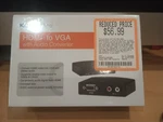 Kanexpro Hdmi To Vga W/ Audio Converter Hdvgarl 1080p Uxga De-embeds. Fixed Price $43.20.