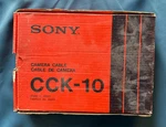Sony Cck-10 Camera Cable- Awm E35664 235664 Style 2069 Vw-1bc - Rare Cable. Fixed Price $8.95.