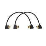 Sinloon Gold Plated High Speed 90 Angle Right Hdmi Male To 0.3m 2pack Ll-ll. Fixed Price $16.73.