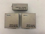 Lot (3) Gefen Dvi Over 1cat6 Sender & Receiver W/ Digital Audio Extender. Fixed Price $129.00.