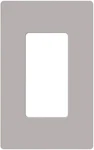 Lutron Claro Light Switch Cover Plate, 1 Gang Wallplate, For Pack, Gray. Fixed Price $7.95.