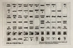 Extron 33-1762-01 Rev. C Backlit Button Labels Two Sheets *free Shipping*. Fixed Price $9.99.