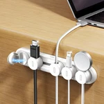 5-in-1 Magnetic Cord Organizer Joyroom Cable Clips Adjustable Sliding White. Fixed Price $14.10.