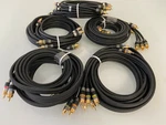 Lot Of 5 Monster 2 Audio/video Kit 2m 6.6 Ft Ultra-high Resolution Rca Cable. Fixed Price $114.81.