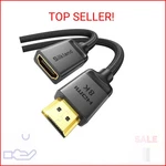 Silkland 8k Hdmi Extension Cable 3.3ft/1m Extender 2.1, 60hz 4k 120hz Hd. Fixed Price $21.04.
