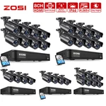 Zosi H.265+ 8ch 5mp Lite Dvr Hd-tvi Hd Outdoor Cctv 1080p Security Camera System. Fixed Price $123.88.