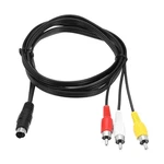 Meccanixity S Video Cable 5ft, 4 Pin S-video Male To 3 Rca Composite.... Fixed Price $11.65.