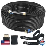 Postta Hdmi Cable 100 Feet Built-in Signal Booster 2.0v 2 Piece. Fixed Price $87.38.