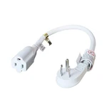 Firmerst 1875w Low Profile Flat Plug 1ft Extension Cord 14awg 1 Pack White. Fixed Price $10.53.