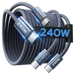 Lisen Usb C To Cable, 240w Cable Fast Charging 6.6ft, 2 Pack Type. Fixed Price $12.30.