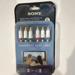 Sony Vmc-cv24t High Definition Hd 8 Ft Component Video Cable White. Fixed Price $14.95.