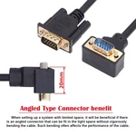 Chenyang Vga Rgb Extension Cable 3coax+6c For Computer Male To Straight. Fixed Price $9.99.