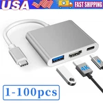 Usb Type C To Hdmi Hdtv Tv Cable Adapter Converter For Usb-c Phone Tablet Lot. Fixed Price $8.04.
