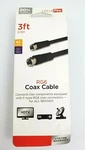Jasco 52162 3ft Rg6 Coax Cable With F-type Connectors. Fixed Price $10.99.