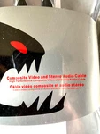 12ft 3-6 Piranha Red White Yellow Composite Stereo Av Cable Cord Vcr Dvd. Fixed Price $14.99.