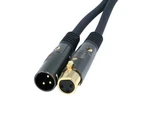6ft Xlr Male To Female Cable Black 16awg Gold Plated Monoprice Stage Right Feet. Fixed Price $19.99.