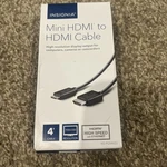4' Insignia Mini Hdmi To Cable Adapter High Speed Ethernet. Fixed Price $10.00.