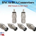 Bnc Female To Rca Male Connector Coax Cable Adapter Converter Cctv Camera Lot. Fixed Price $27.25.
