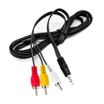 Love Your 10ft 3.5mm Trrs To 3 Rca Stereo Audio Video Aux Cable, Camcorder Av. Fixed Price $19.27.