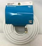 Commercial Electric Rg-6 Coaxial Cable* 100 Feet *white *172 686*free Shipping. Fixed Price $15.98.