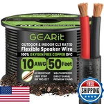 Gearit Outdoor Speaker Wire Cl3 Rated 10 Gauge Cable 50 Ft. Fixed Price $137.50.