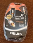 Philips Digital Audio Coax Cable 24k Gold Plated Series Dvd/cd/tv/av M62797. Fixed Price $9.00.