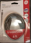Brand New Sealed 6' Ge S-video Cable Connection Part #73244. Fixed Price $7.50.