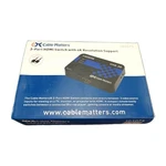 New Cable Matters 3-port Hdmi Switch With 4k Resolution Support - Model #. Fixed Price $27.99.