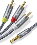 Riksoin 3.5mm To Rca Av Cable Trrs 3 For Camcorder Tv Dvd Player 1m. Fixed Price $17.99.