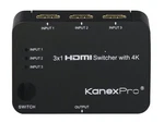 Kanex Pro Ultra Hd 4k 3x1 Hdmi Compact Switcher W/remote Control 3-in/1-out. Fixed Price $19.45.