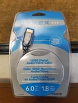 Dynex 6.0 Feet Hdmi Cable For Digital Audio Video. Fixed Price $10.00.