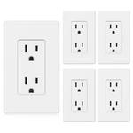 Elegrp Matte White Standard Decorator Wall Plate Included,. Fixed Price $21.91.