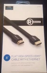 Radio Shack High Speed Hdmi W/ethernet To Regular 8' Cable 24kt Gold Plated. Fixed Price $7.99.