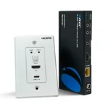 4k Hdmi Extender 400ft Cat6 Cat7 Single Cable Hdbaset Usb C White Rs-232. Fixed Price $369.99.