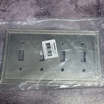 Franklin Brass W35068-sn-c Brushed Nickel 4 Gang Switch Wall Plate/switch Plate. Fixed Price $10.99.