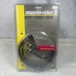 Monster Video Cable 2 Interconnect 4m/13.1 Ft, F-pin Catv 75 Rf Antenna. Fixed Price $14.95.