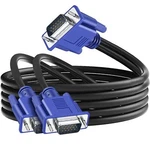 Pasow Vga Splitter Cable Dual Monitor Y Adapter Video Cord 1 Male To 2 S.... Fixed Price $20.73.