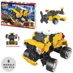 Laq Hamacron Constructor Monster Truck - 5 Models, 165 Pieces. Fixed Price $27.13.