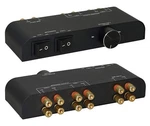 2 Way Switch 1-in-2 Out Pair Stereo Speaker Selector Volume Control Metal. Fixed Price $14.25.