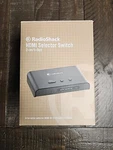**radioshack 2-in/1-out Hdmi Auto-sensing Selector Switch**. Fixed Price $24.99.