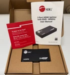 Siig Ce-h27n11-s1 2-port Hdmi Splitter With Edid. Fixed Price $84.15.