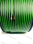 500 ' Feet True 16 Gauge Awg Green/bk Speaker Wire W/ Spool Car Home Sky High Ft. Fixed Price $59.95.
