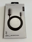 Satechi 6ft Aluminum Usb Type-c To 4k Hdmi Cable, Space Gray. Fixed Price $34.98.