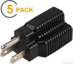 Acbroad Nema 5-15p To 5-20r Adapter 5 Pack. Fixed Price $8.50.