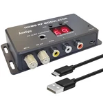 Aoespy Rf Modulator Rca To Coaxial Converter Uhf Adapter W/channel Switch For. Fixed Price $40.58.