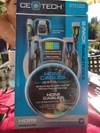 Hd-mi Ce E Tech Standard Cables 8'& 6 , 90 Degree Adaptor Supports 10.2 Gbps New. Fixed Price $10.99.